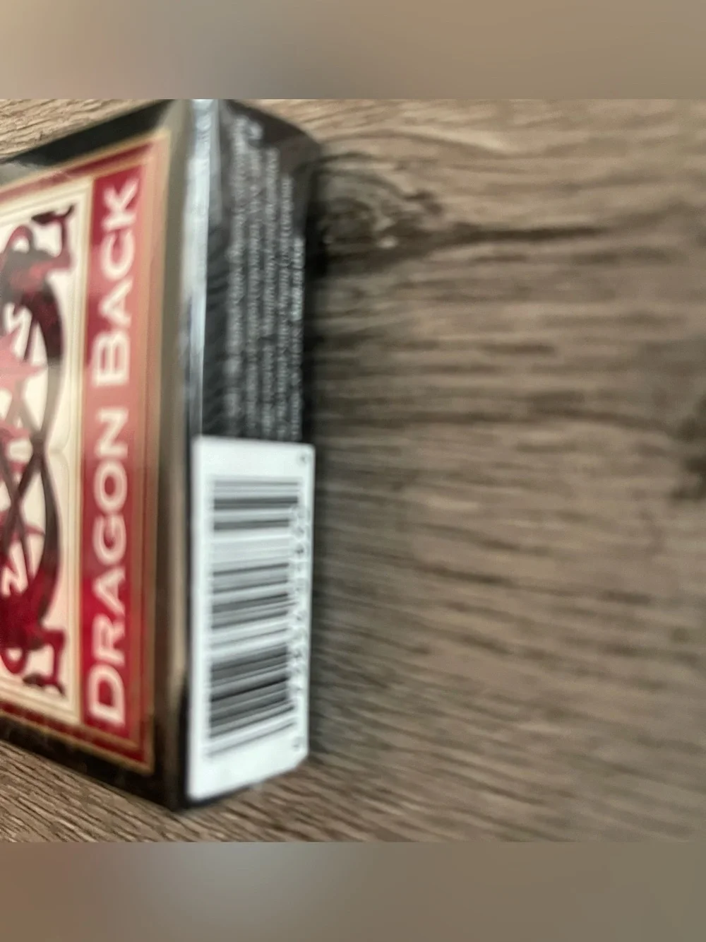 Bicycle Dragon Back Playing Cards- Burgundy Red sealed New Fell Deck Game